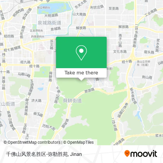 千佛山风景名胜区-弥勒胜苑 map