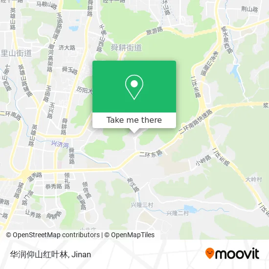 华润仰山红叶林 map