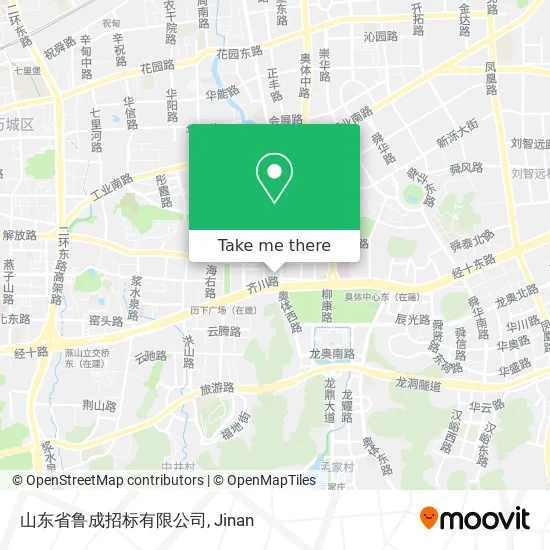 山东省鲁成招标有限公司 map