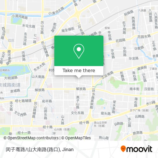 闵子骞路/山大南路(路口) map