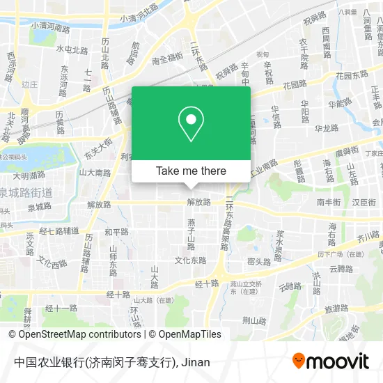 中国农业银行(济南闵子骞支行) map