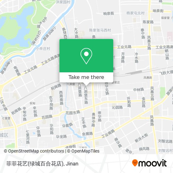 菲菲花艺(绿城百合花店) map
