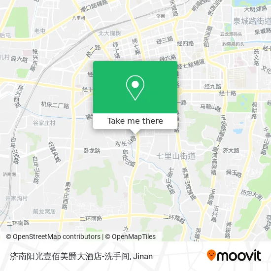 济南阳光壹佰美爵大酒店-洗手间 map