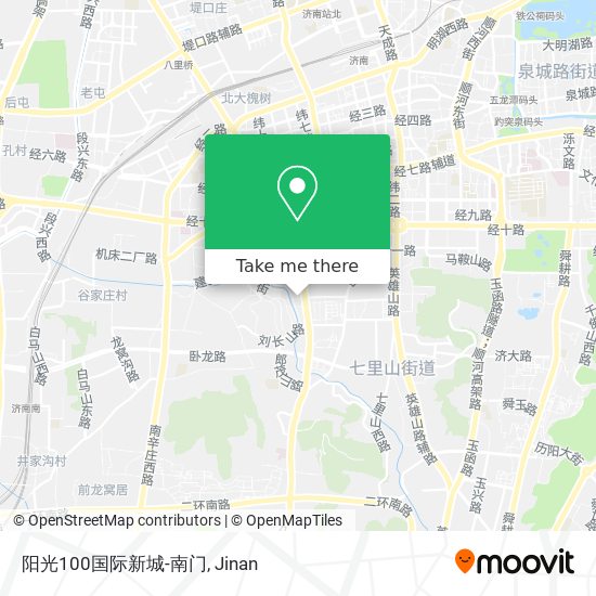 阳光100国际新城-南门 map