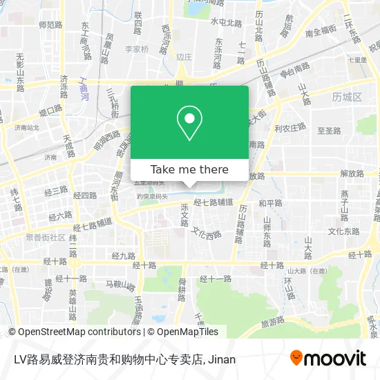LV路易威登济南贵和购物中心专卖店 map
