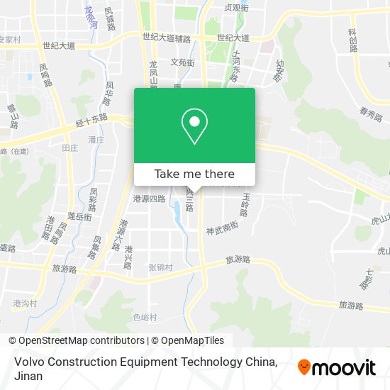 Volvo Construction Equipment Technology China map