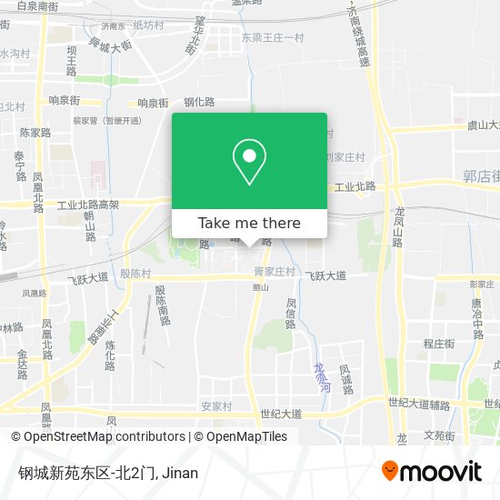 钢城新苑东区-北2门 map