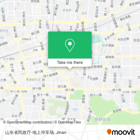 山东省民政厅-地上停车场 map