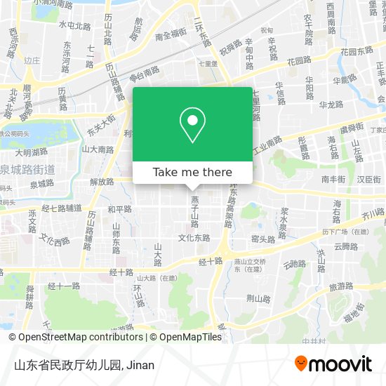 山东省民政厅幼儿园 map
