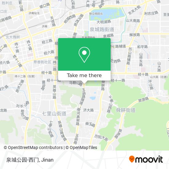 泉城公园-西门 map