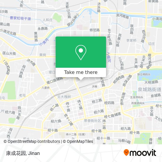 康成花园 map