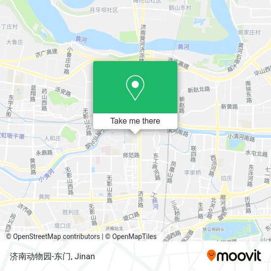 济南动物园-东门 map