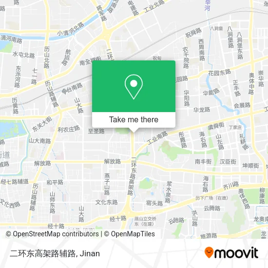 二环东高架路辅路 map
