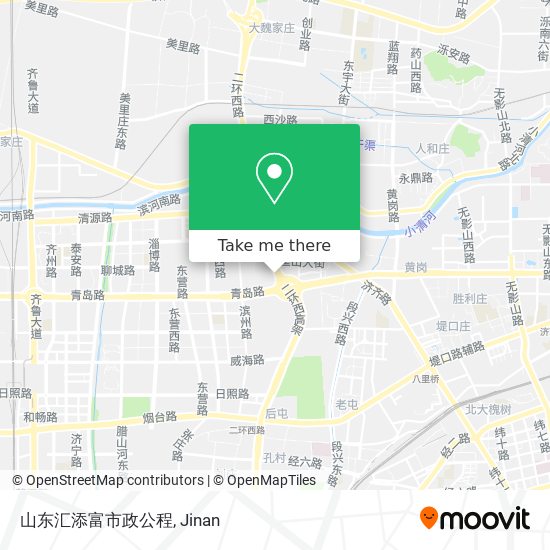 山东汇添富市政公程 map