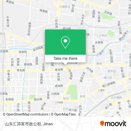山东汇添富市政公程 map