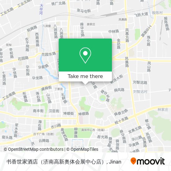 书香世家酒店（济南高新奥体会展中心店） map
