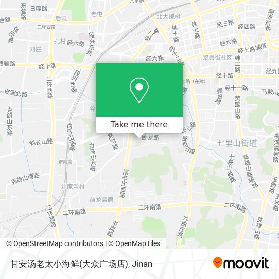 甘安汤老太小海鲜(大众广场店) map