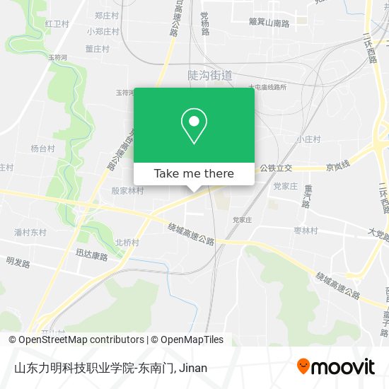 山东力明科技职业学院-东南门 map