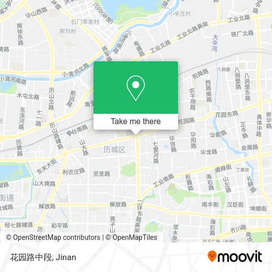 花园路中段 map