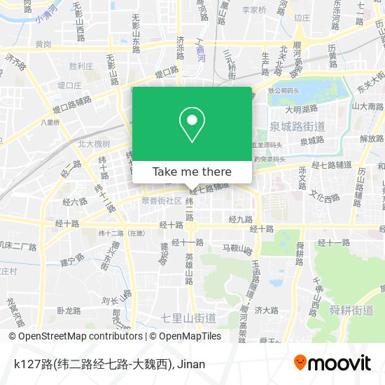 k127路(纬二路经七路-大魏西) map