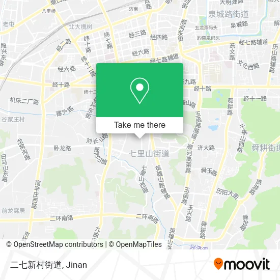 二七新村街道 map