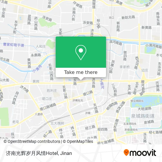 济南光辉岁月风情Hotel map