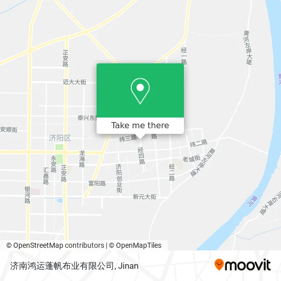 济南鸿运蓬帆布业有限公司 map