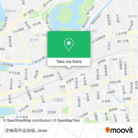 济钢高中运动场 map