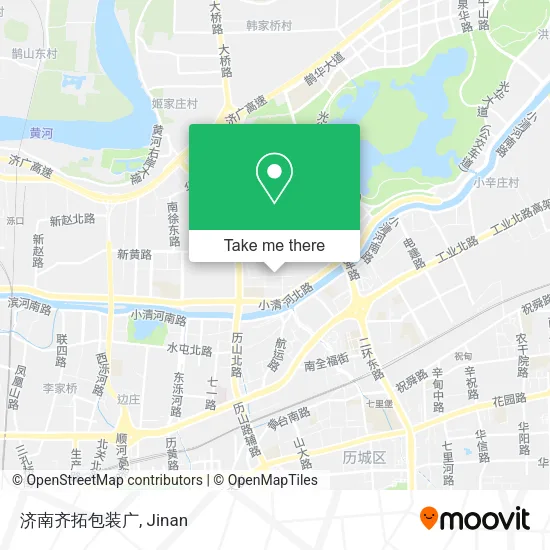 济南齐拓包装广 map