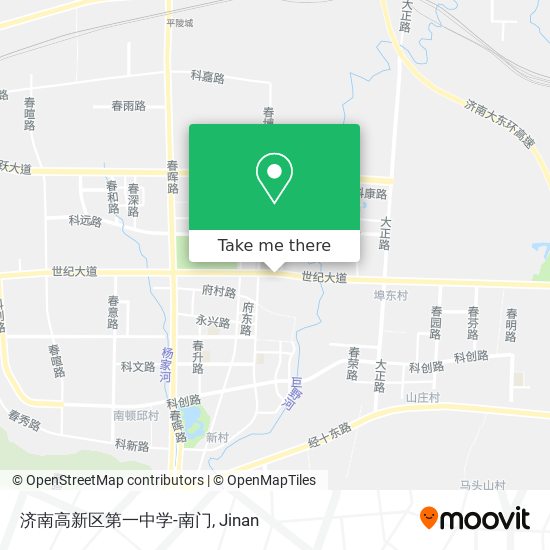 济南高新区第一中学-南门 map