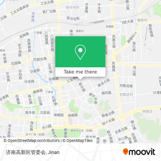 济南高新区管委会 map