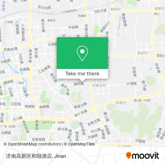 济南高新区和颐酒店 map