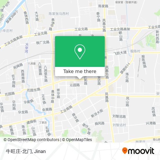 牛旺庄-北门 map