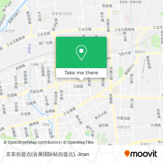 京东自提点(会展国际站自提点) map