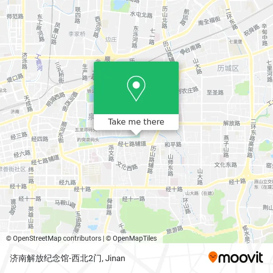 济南解放纪念馆-西北2门 map