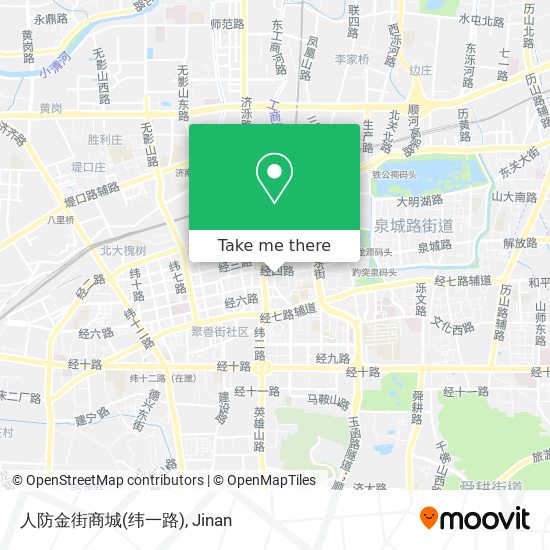 人防金街商城(纬一路) map