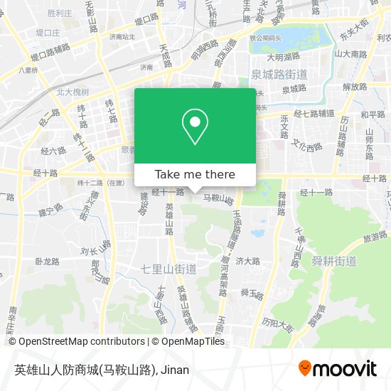英雄山人防商城(马鞍山路) map