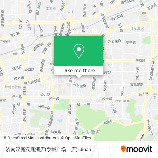 济南汉庭汉庭酒店(泉城广场二店) map