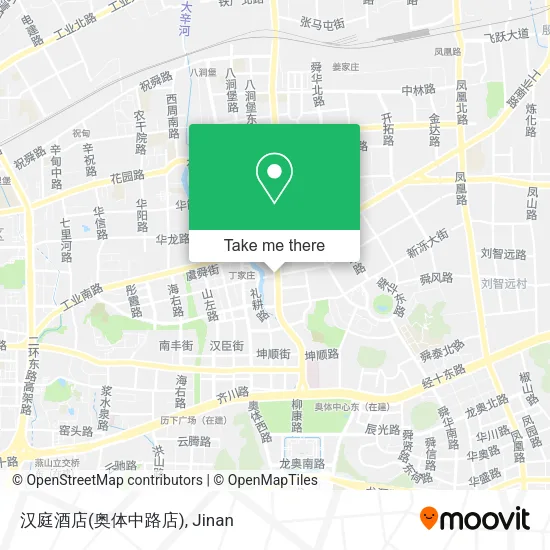 汉庭酒店(奥体中路店) map