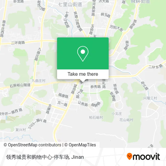 领秀城贵和购物中心-停车场 map