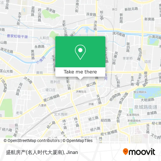盛航房产(名人时代大厦南) map