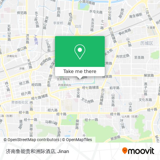 济南鲁能贵和洲际酒店 map