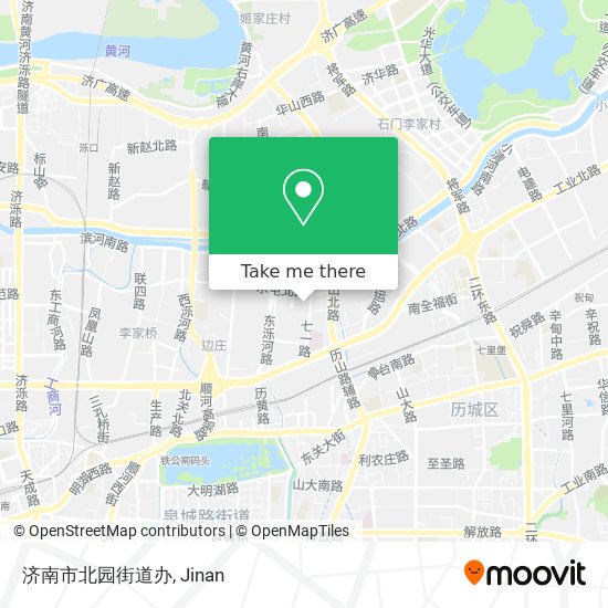 济南市北园街道办 map
