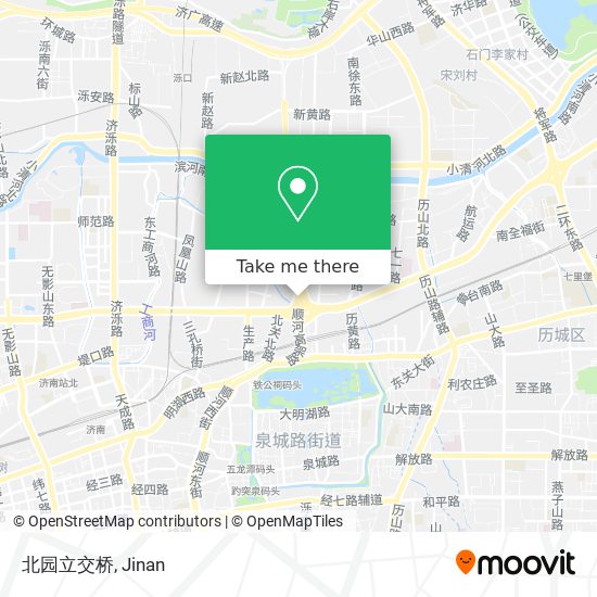 北园立交桥 map
