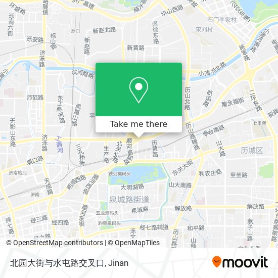 北园大街与水屯路交叉口 map