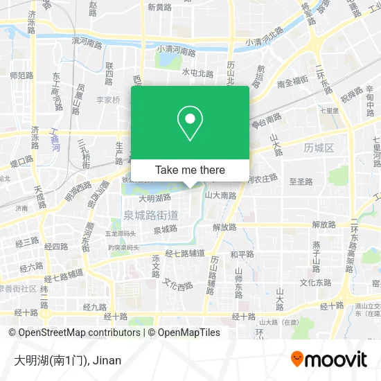 大明湖(南1门) map