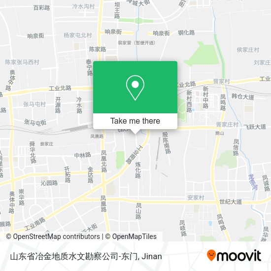 山东省冶金地质水文勘察公司-东门 map