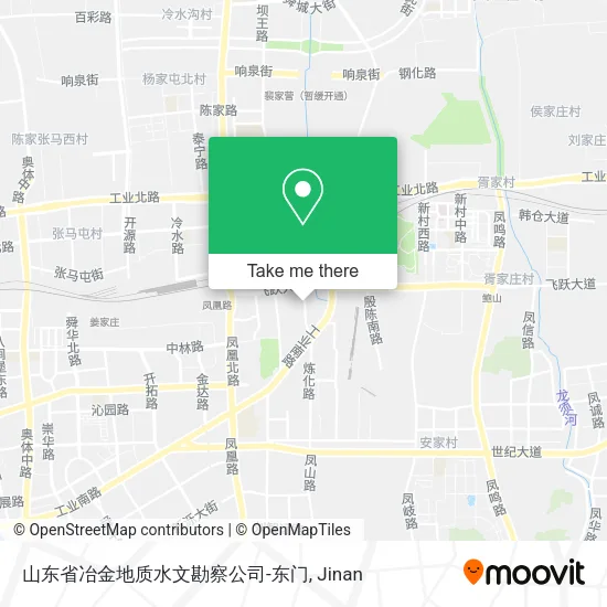 山东省冶金地质水文勘察公司-东门 map