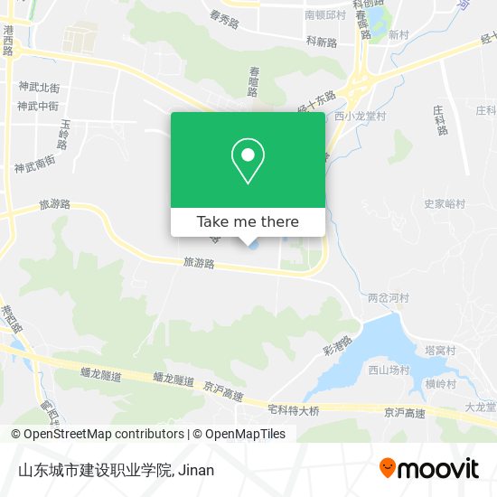 山东城市建设职业学院 map