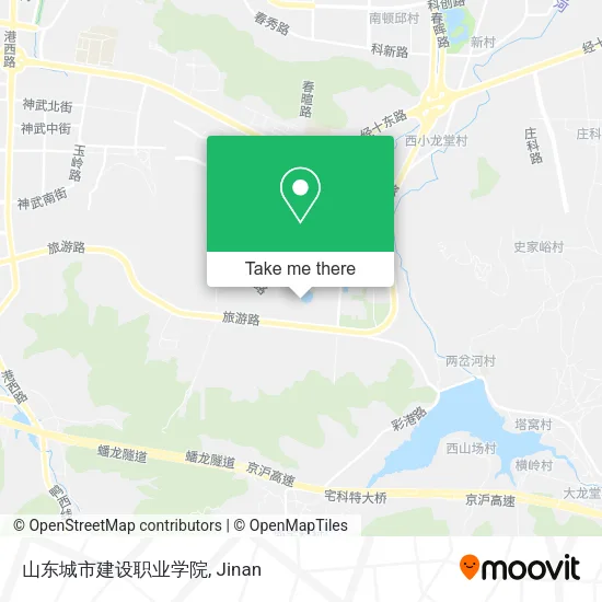 山东城市建设职业学院 map